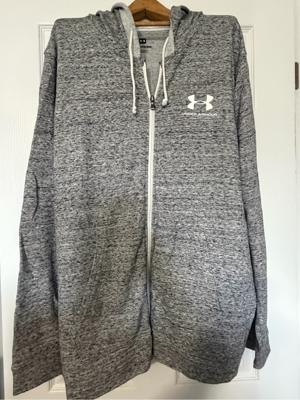 Under Armour Gray Full-Zip Hoodie Sweater